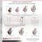 Service Caster 4 Inch Kingpinless Red Poly on Steel Wheel Swivel Caster with Brake SCC SCC-KP30S420-PUR-RS-SLB - alternate 6